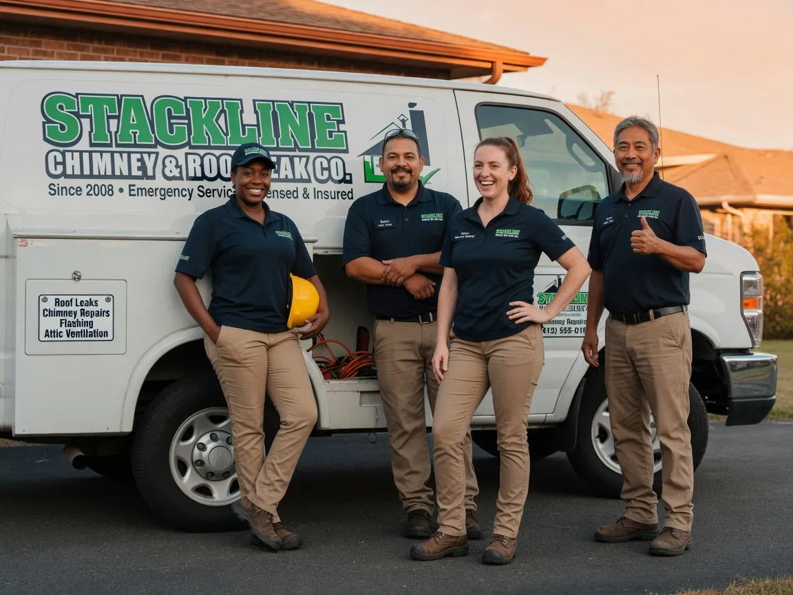 Chimney flashing repair company in Hansford, WV